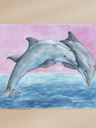Il·lustració "Dofins"